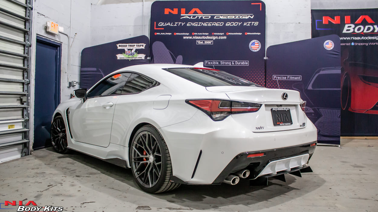 Lexus RC-F Sleek Splitter Diffuser 2020-2024 – Nia Body Kits