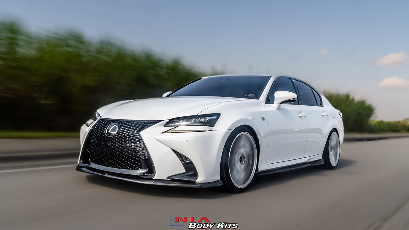 Lexus GS NIA Full Splitter lip body Kit (Front, Sides, Rears) 2016-2020