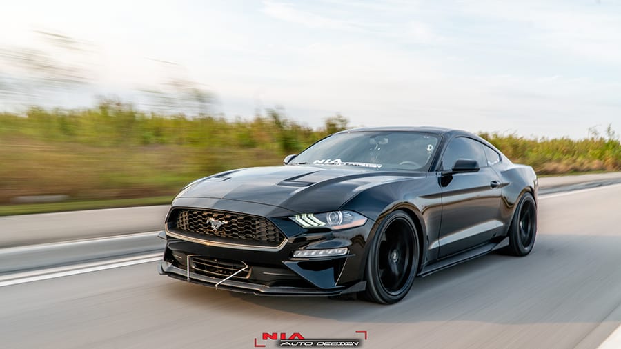 Ford Mustang NIA Sleek Rear Lip Spats 2018+
