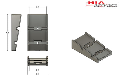 Lexus GS 2013-2015 NIA Phone / Air Controller Mount